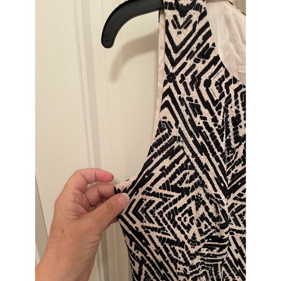 Maeve Anthropologie Geometric Print Sleeveless Dress WOMEN'S Size 4 KNEE LENTGH - Picture 2 of 16
